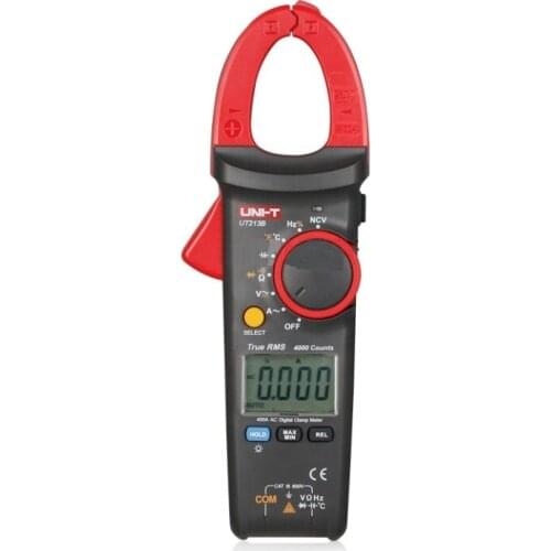 UNI-T UT213B Multimeter AC/DC Current Tongs Voltage Resistance Capacitance Diode Continuity NCV Temperature Tester