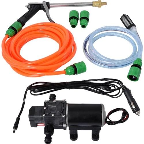 XTL-3210 12V 6A 80w High Pressure Cleaning Machine Home Automatic Car Washing Machine Portable Electric Brush Car Pump Water Gun