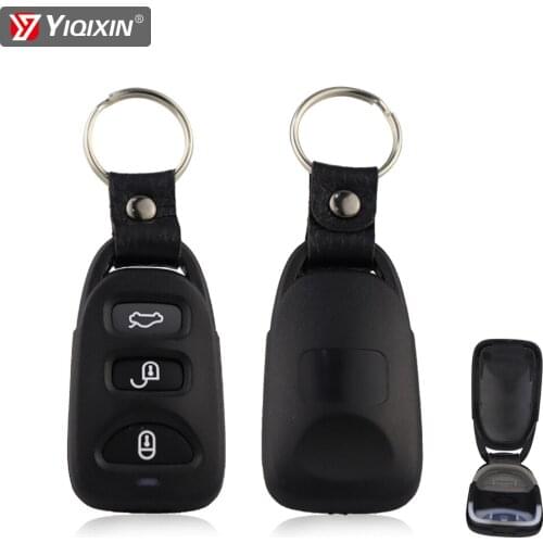 YIQIXIN Foding 3 Buttons Remote Key Car Shell For Hyundai Sonata NF For Kia Carens 2008-2009 Replacement Keyless Auto Parts
