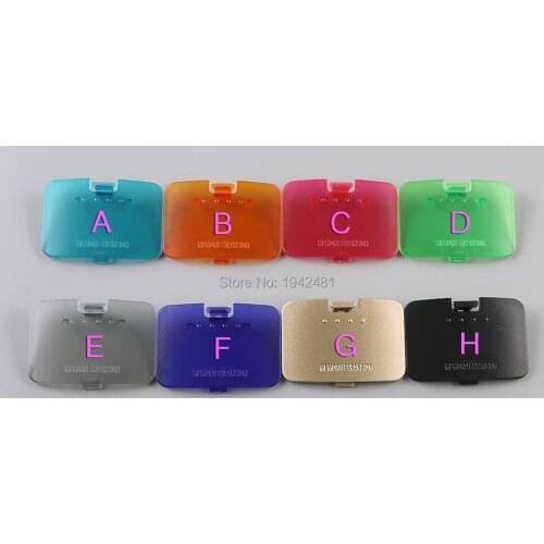 5pcs Replacement Multi Colors Memory Top Cover Pack for N64 jumper pak 64 memory expansion door
