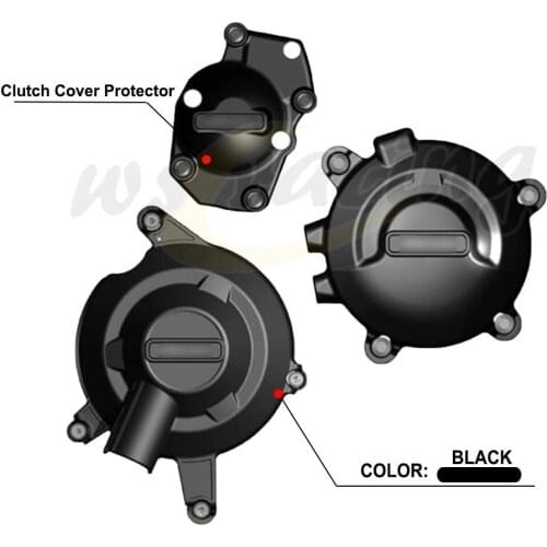 Motorcycle Engine Clutch Cover Protection Case For Suzuki STREET TRIPLE765S R RS 2017 2018 2019 2020