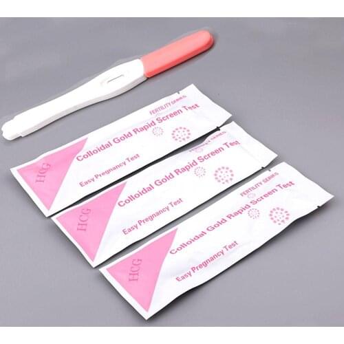 10Pcs Early Pregnancy Urine Test Strips Household Home Private Urine Measuring Women LH HCG Early Testing Kits Ovulation Test