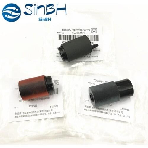 2Sets New Original Quality 6LK50742000 6LK50739000 6LJ56242000 Paper Pickup Feed Roller Kit For Toshiba 2008A 2508A 3008A 3508A