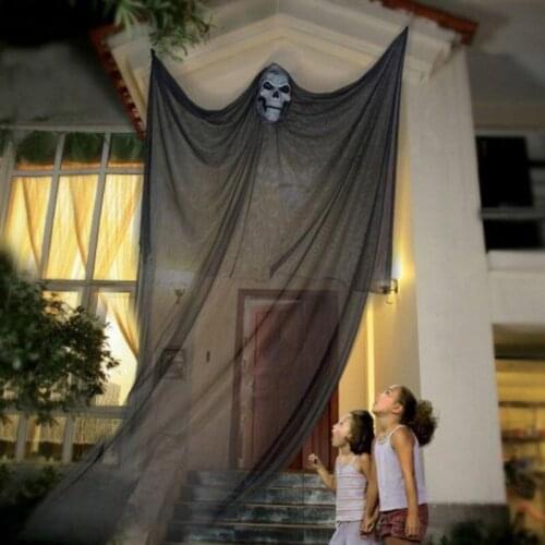 3.3M Long Halloween Hanging Skeleton Flying Ghost Decorations For Outdoor Indoor Party Bar Scary Props Halloween Decoration