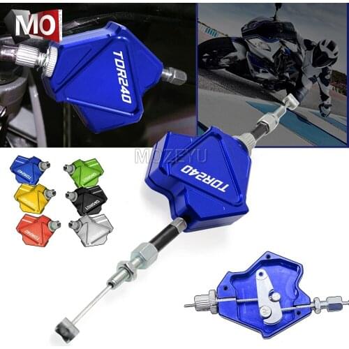 Motorcycle CNC Aluminum Stunt Clutch Lever Easy Pull Cable System For YAMAHA TDR240 TDR 240 1988-1990 1989