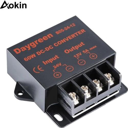 Car LED Step Down DC DC Converter Voltage Regulator Reducer Car 24V to 12V 5A DC DC Converter Regulator Power Buck Module