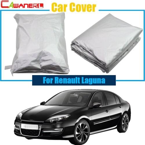 Cawanerl Car Cover Anti UV Sun Shield Rain Snow Resistant Protection Cover For Renault Laguna