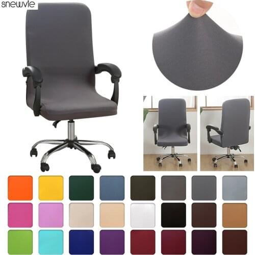 Office Computer Non-dirty Rotating Stretch Desk Seat Chair Cover Waterproof Elastic Chair Covers Removable Slipcovers M/L