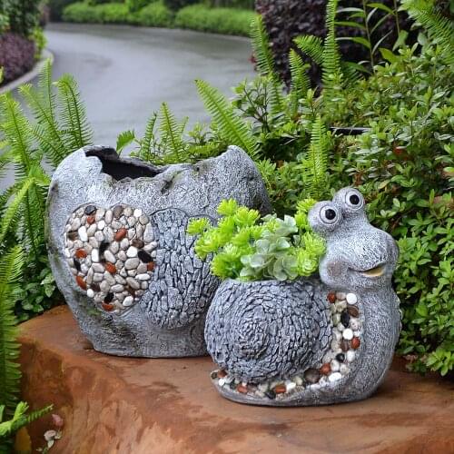 Home Garden Gardening Decoration Micro Landscape Flower Pot Decoration Outdoor Creative Lawn Decorations Villa Garden Courtyard