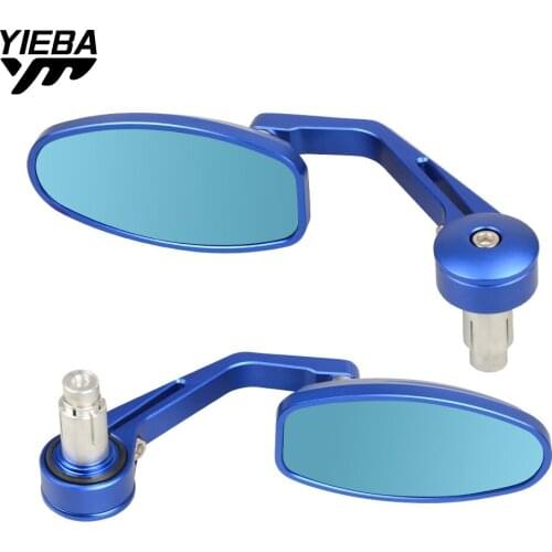 For SUZUKI SV1000/S TL1000R GSXR1000 GSXR600 GSXR750 GSXR1000 7/8" 22mm Universal Motorcycle Mirrors View Side Rear Mirror