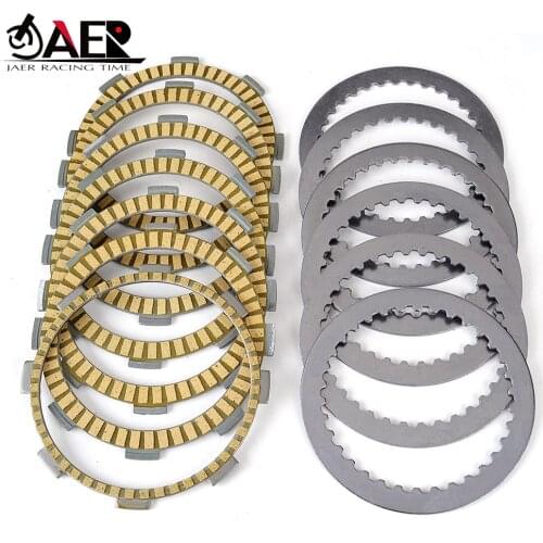 JAER Clutch Friction Disc Plates for Honda CB250 Hornets 250 CBR250 MC19 MC22 VTZ250 H J K VT250 Magna 250 VTR250 VTR MC15 MC33