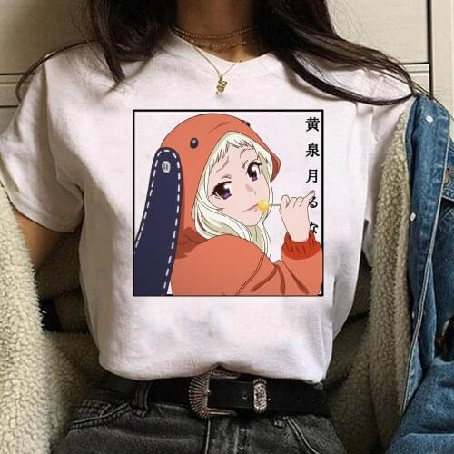 Japanese Anime Runa Kakegurui T-shirt Short Sleeves Tee Shirt Women