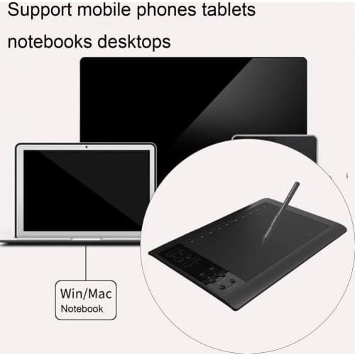Graphics Tablet Support Android Windows Mac Drawing Tablet With Stylus Pen Writing Tablet for PC Laptop/Android Phone
