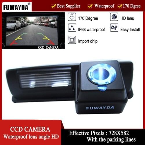 FUWAYDA LED Night Vision waterproof HD CCD Car Rear View Reverse Camera for Toyota HARRIER ALTEZZA PICNIC ECHO VERSO CAMRY
