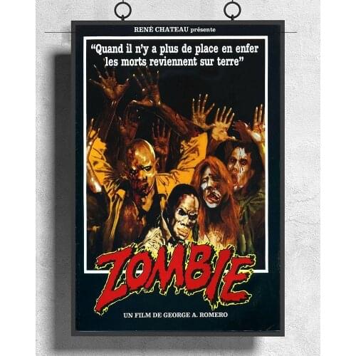 L362 DAWN OF THE DEAD Movie George Romero Zombie Classic 02 Silk Fabric Poster Art Decor Indoor Painting Gift