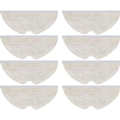 4 / 8 Pcs Washable Mop Cloth Dishcloth for Dreame D9 Dream D 9 Robot Vacuum Cleaner ,Full Area Mop Cloth