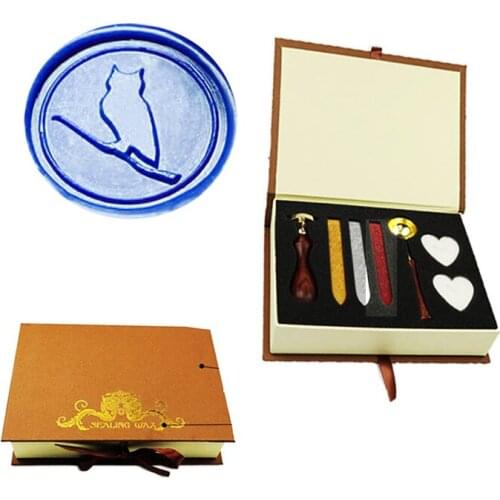 Owl On A Branch Wax Seal Stamp Set Vintage Classical Wax Stamp Kit for Cards Envelopes, Invitations, Wine Packages