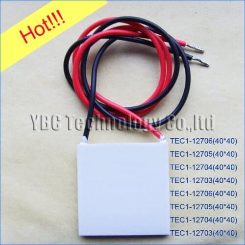 Cooler peltier ! 10pcs/lot TEC1-12708 Thermoelectric Cooler Peltier 40x40x3.6mm TEC1 12708 peltier cooler efficiency