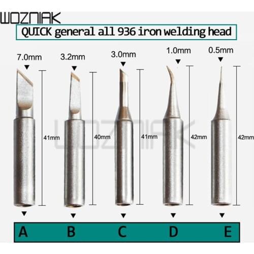 Original QUICK 936 969 968 soldering station 900M-T-SK knife tip lead tip knife head welding head single package