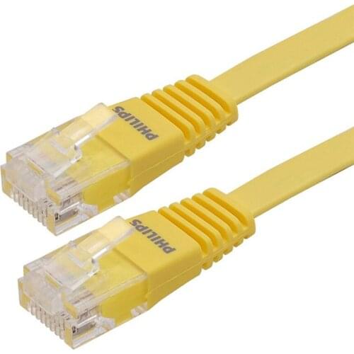 PHILIPS SWA1949W/93-2 SARI YASSI FLAT UTP 2 METRE CAT6 CABLE POŞETLİ