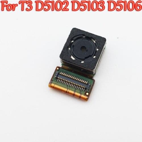 Tested Back Rear Big Camera Module Replacement Part Accessory Bundles for Sony Xperia T3 D5102 D5103 D5106