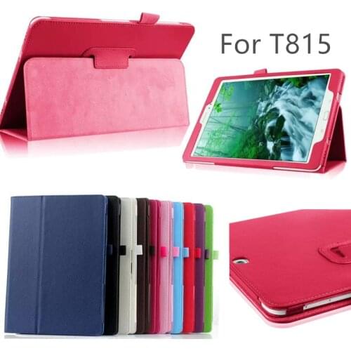 Luxury PU Leather Stand Case Tab S2 SM-T810 Cover For Samsung Galaxy Tab S2 9.7 T810 T815 Tablet case 9.7 Tablet Case+gifts film