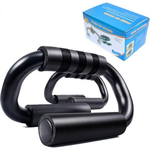 2pcs S Shape Fitness Push Up Bar Stands Bars Tool For Chest Training Equipment Exercise push-up rack home gym bar