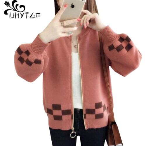 Женские кардиганы на молнии UHYTGF China At AliExpress