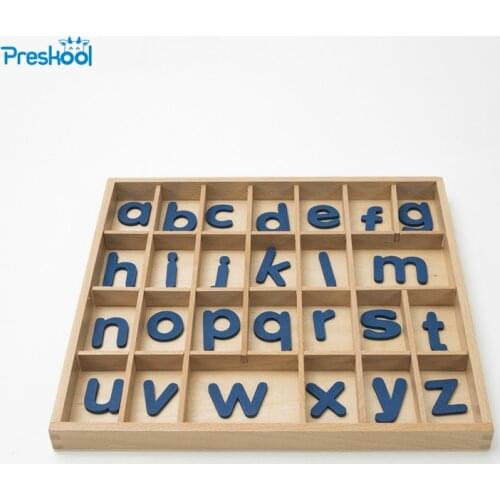 Montessori Language Baby Toy Movable Alphabets Box Letters Wood for Early Childhood Education Preschool Kids Brinquedos Juguetes