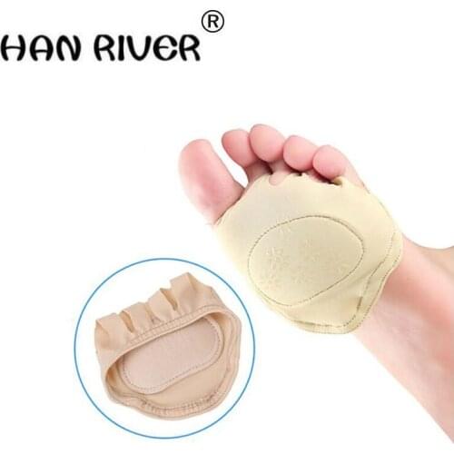 Forefoot toe socks wear foot and a half yards pad contact paw pads to protect super soft