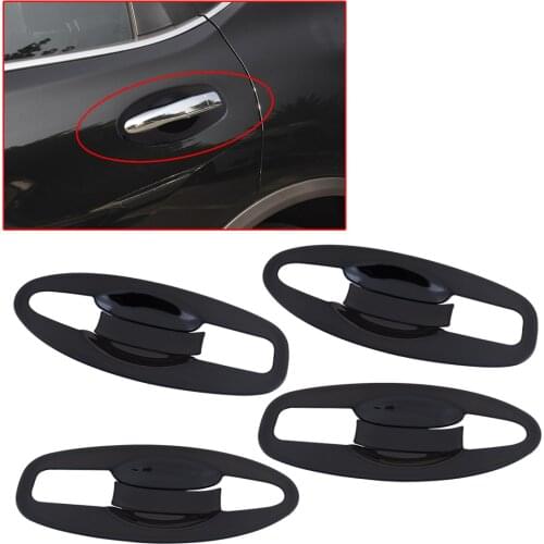 1Set Side Door Handle Bowl Cup Covers Trims Moulding Fit For Nissan Rogue 2014 2015 2016 2017 2018