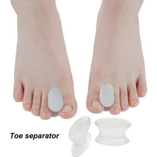 1 Pair Toe Separators Spacer Thumb finger big feet device pad toe pads Hallux Valgus Bunion Corrector Relief Foot Bunion