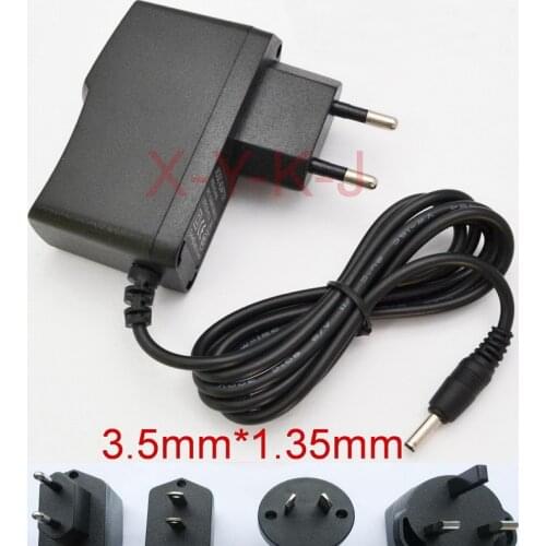 1PCS 9V 200mA 300mA 400mA 500mA 600mA 700mA 800mA AC 100V-240V Switching power adapter supply DC 3.5mm x 1.35mm EU US UK AU