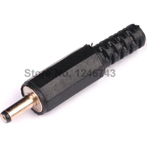 10PCS 3.5mm x 1.2mm 3.5*2.1 DC Power Male Plug Jack Connector for CCTV Camera