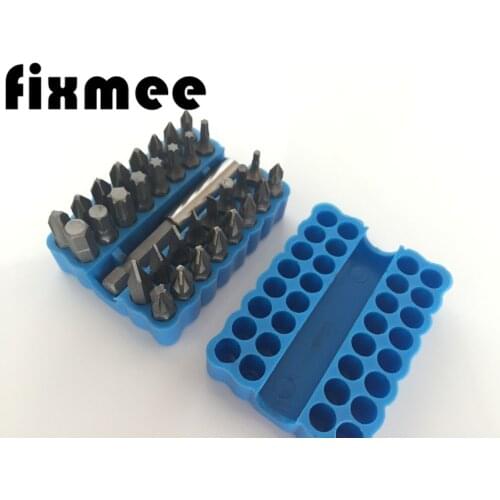 33pcs Magnetic Bit Set Screwdriver Holder Torx Hex Star Spanner Screws Security Bits Tamper Proof Torx Hex Star Screwdriver Bits
