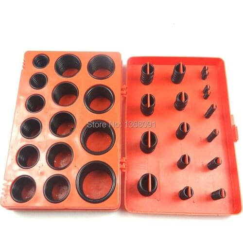 382Pcs High Temperature / O-ring Kit BLACK Metric "O"-ring seal Seals Nitrile Rubber with box Pack