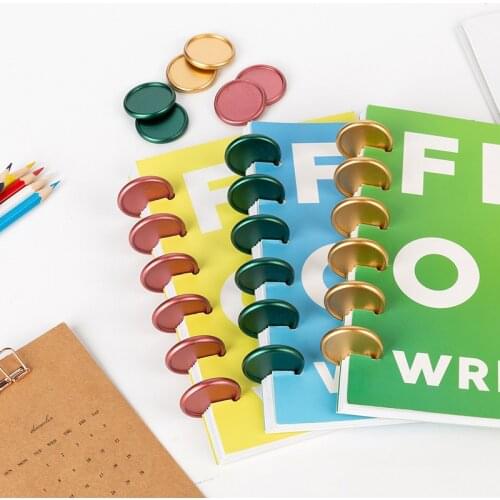 55PCS New Planner Ring Binder Plastic Ring Mushroom Planner Mushroom Hole Binders Chest Binder Discbound Planner Ring Binder