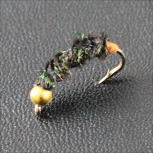 Czech nymph fly with bead fly f327 10# 14# hook