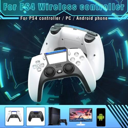 Bluetooth Wireless Game Controller For PS4 Console 6-axis Double Vibration Game Gamepad For PC /Android Phone Joysticks Gamepad