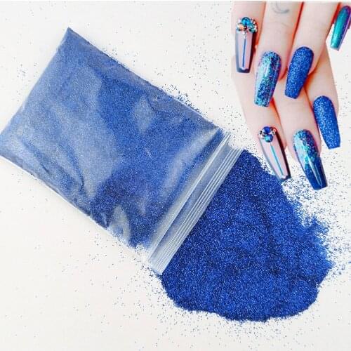 10G Holographic Nail Glitter Powder Shining Silver Gold Nail Fine Glitter Dust Nail Art Pigment Powder