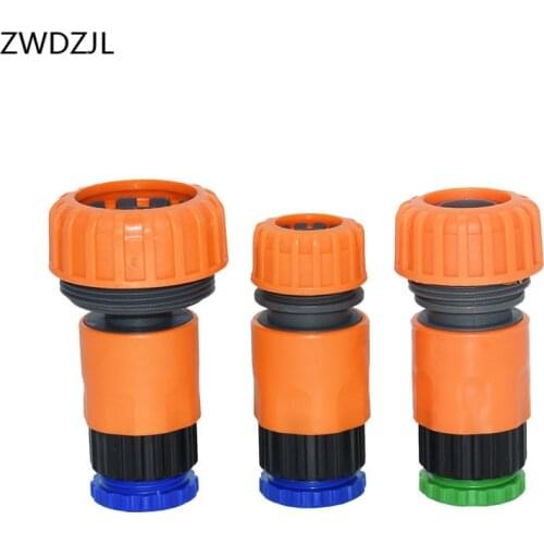 Garden hose quick connector 1/2 3/4 1 inch hose water tap connector Female 1/2 3/4 watering & irrigation pipe fitting 12pcs
