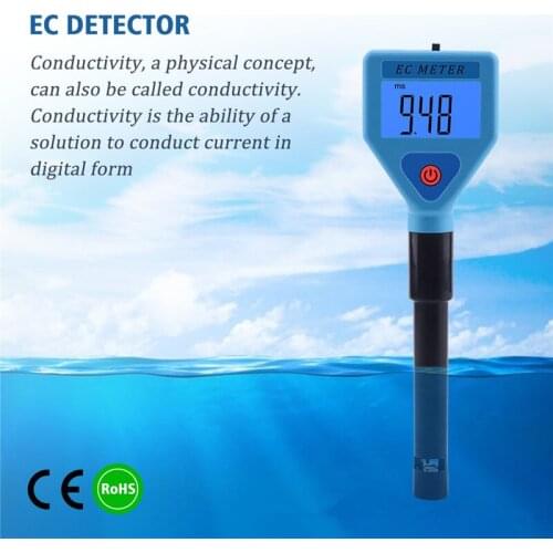 Free Shipping EC Meter Digital Water Quality Monitor Tester Water Analyzer for Pools Drinking Water Aquariums Analyzer