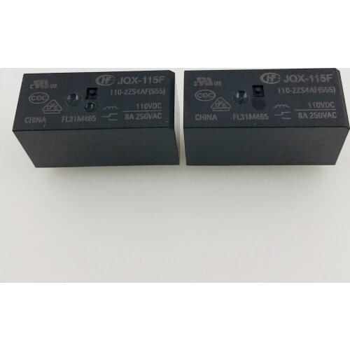 JQX- HF115F-110-2ZS4AF 110VDC 8A 250VAC relays