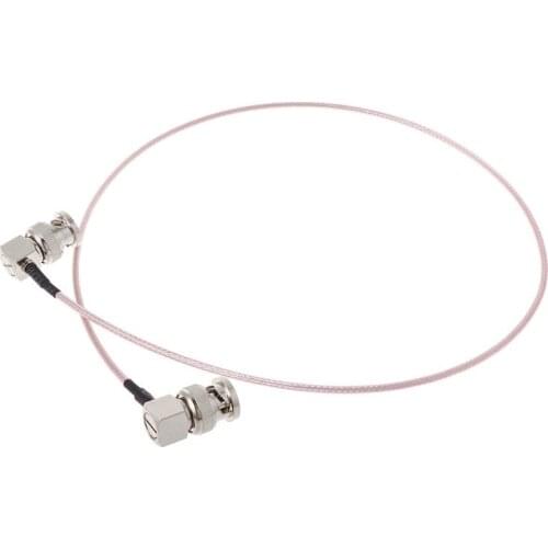 SDI Video Connector Cable RG179 BNC Male To BNC Right Angle Plug For BMCC Blackmagic Camera