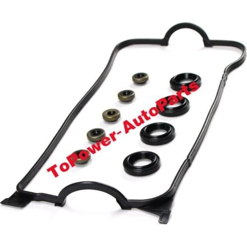 Valve Cover Gasket Set 12030-P2A-000 12341-P08-000 90442-P08-000 for Hondaa CIVIC VX HX EX DEL SOL Si Acuraa EL 1.6L L4 SOHC