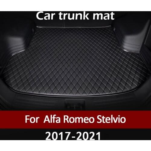 MIDOON Car trunk mat for Alfa Romeo Stelvio 2017 2018 cargo liner carpet interior accessories cover