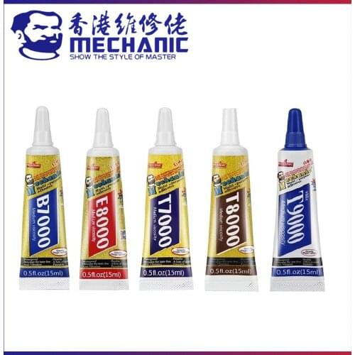 Mechanic 15ml B7000 Glue Multi Purpose Epoxy Resin Liquid Adhesive Repair Cell Phone Crafts Glass LCD Touch Screen Super Glue