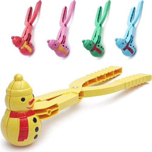 Cartoon Duck Snowball Maker Clip Kids Outdoor Sports Beach Sand Mold Tool Kids Fight Sport Snow Scoop Sculpt Making Tools
