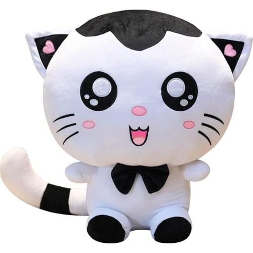 New Cat Plush kitten Toy Creative Cat Shape stuffed animals Pillow cushion Gifts Animal Dolls for girls boys kids children gift