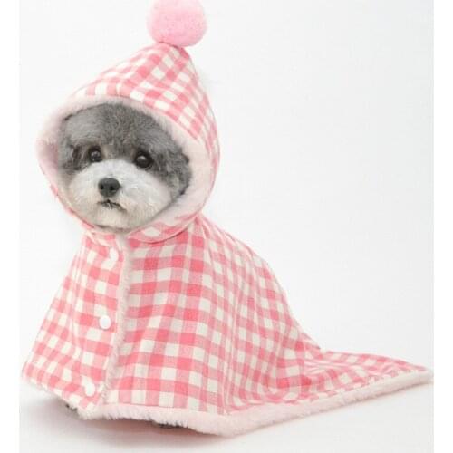 New Dog Cover Blanket Warm Cat Sleeping Bag Winter Puppy Clothes Soft Doggie Cloak Coat Thicken Jacket For Little Small Pet